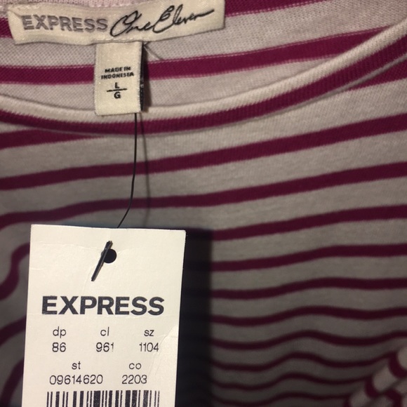 Red Stripped Top - Picture 3 of 3